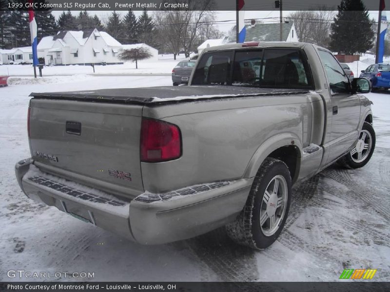 Pewter Metallic / Graphite 1999 GMC Sonoma SLS Regular Cab