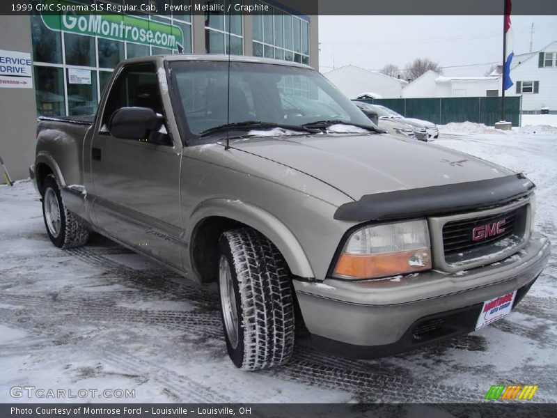 Pewter Metallic / Graphite 1999 GMC Sonoma SLS Regular Cab