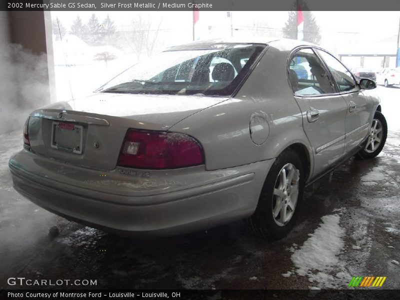 Silver Frost Metallic / Medium Graphite 2002 Mercury Sable GS Sedan