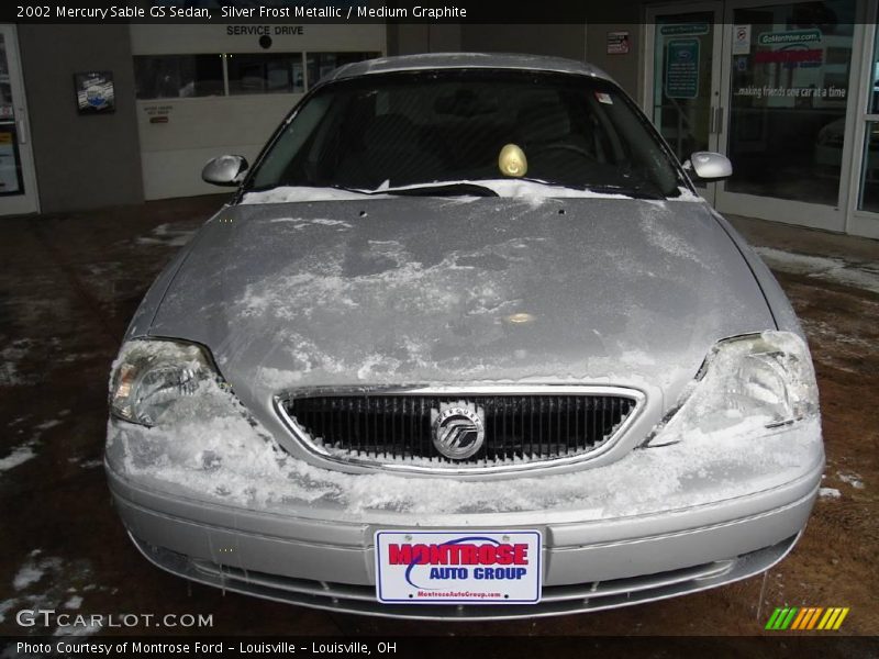 Silver Frost Metallic / Medium Graphite 2002 Mercury Sable GS Sedan