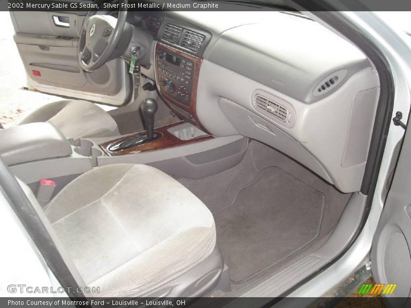 Silver Frost Metallic / Medium Graphite 2002 Mercury Sable GS Sedan