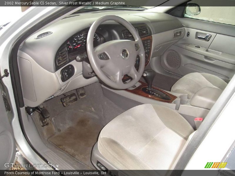 Silver Frost Metallic / Medium Graphite 2002 Mercury Sable GS Sedan