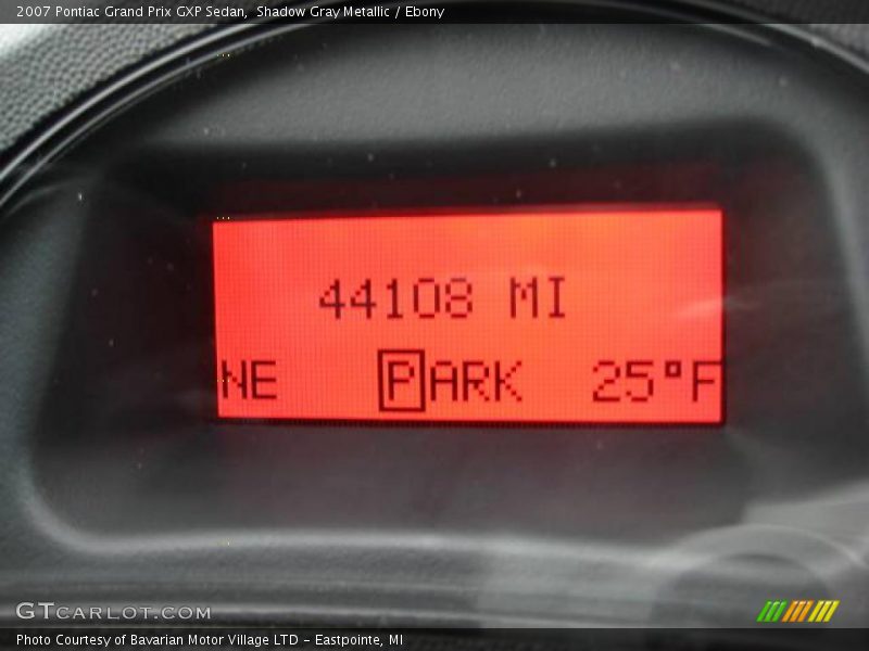 Shadow Gray Metallic / Ebony 2007 Pontiac Grand Prix GXP Sedan