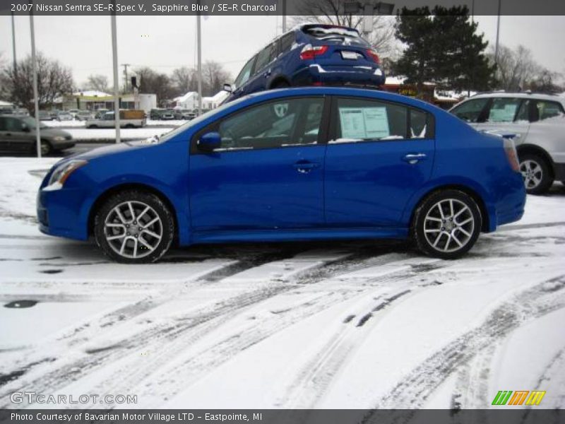 Sapphire Blue / SE-R Charcoal 2007 Nissan Sentra SE-R Spec V