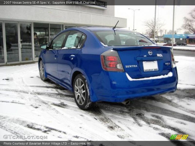 Sapphire Blue / SE-R Charcoal 2007 Nissan Sentra SE-R Spec V