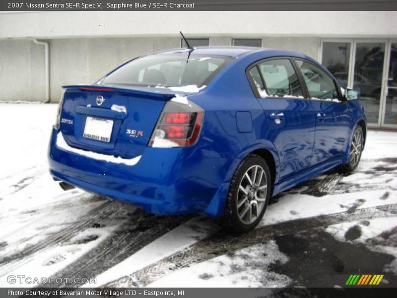 Sapphire Blue / SE-R Charcoal 2007 Nissan Sentra SE-R Spec V