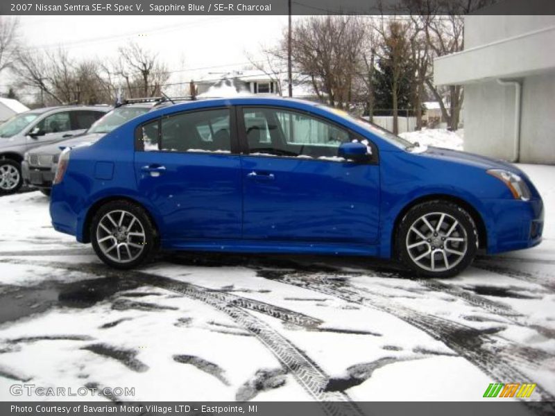 Sapphire Blue / SE-R Charcoal 2007 Nissan Sentra SE-R Spec V