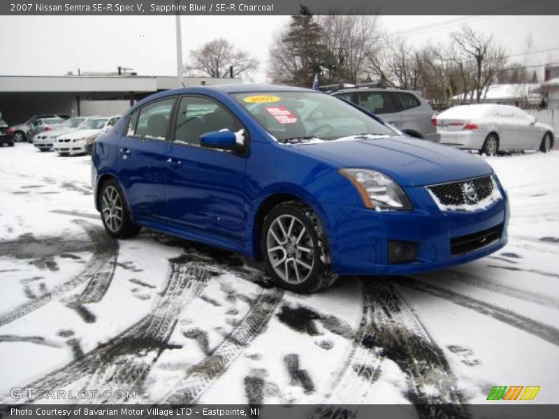 Sapphire Blue / SE-R Charcoal 2007 Nissan Sentra SE-R Spec V