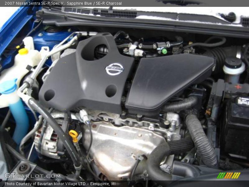Sapphire Blue / SE-R Charcoal 2007 Nissan Sentra SE-R Spec V