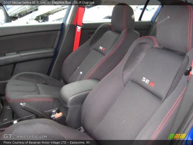 Sapphire Blue / SE-R Charcoal 2007 Nissan Sentra SE-R Spec V