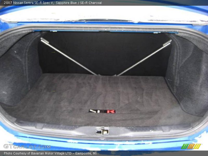 Sapphire Blue / SE-R Charcoal 2007 Nissan Sentra SE-R Spec V