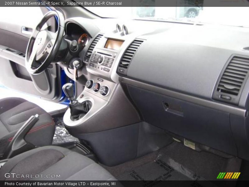 Sapphire Blue / SE-R Charcoal 2007 Nissan Sentra SE-R Spec V