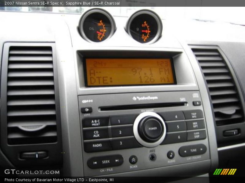 Sapphire Blue / SE-R Charcoal 2007 Nissan Sentra SE-R Spec V