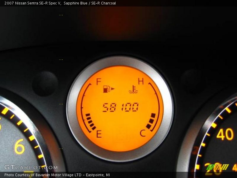 Sapphire Blue / SE-R Charcoal 2007 Nissan Sentra SE-R Spec V