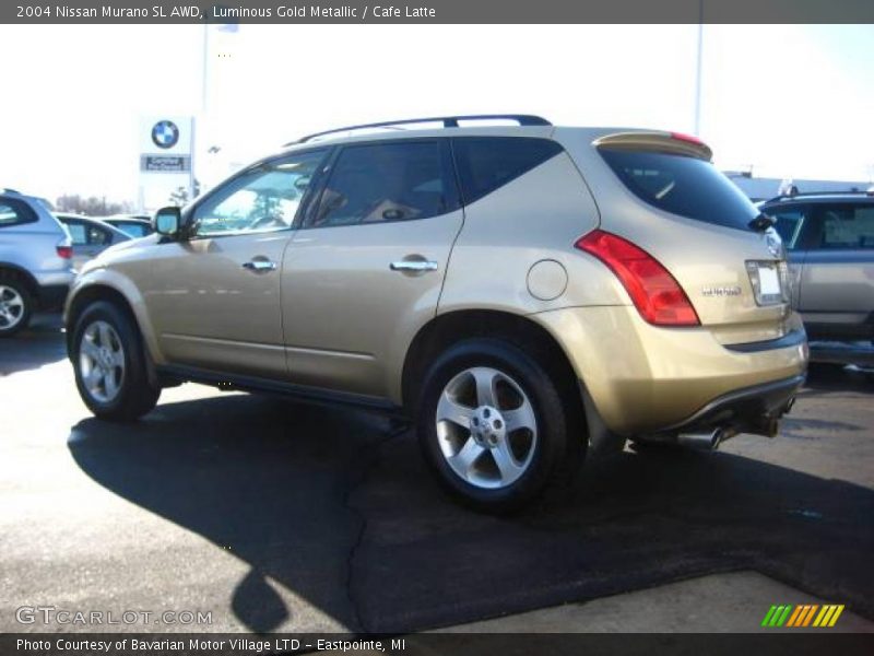 Luminous Gold Metallic / Cafe Latte 2004 Nissan Murano SL AWD