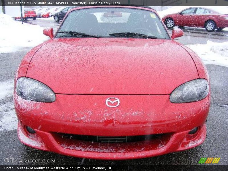 Classic Red / Black 2004 Mazda MX-5 Miata MAZDASPEED Roadster