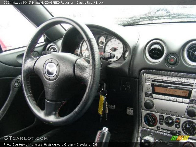 Classic Red / Black 2004 Mazda MX-5 Miata MAZDASPEED Roadster