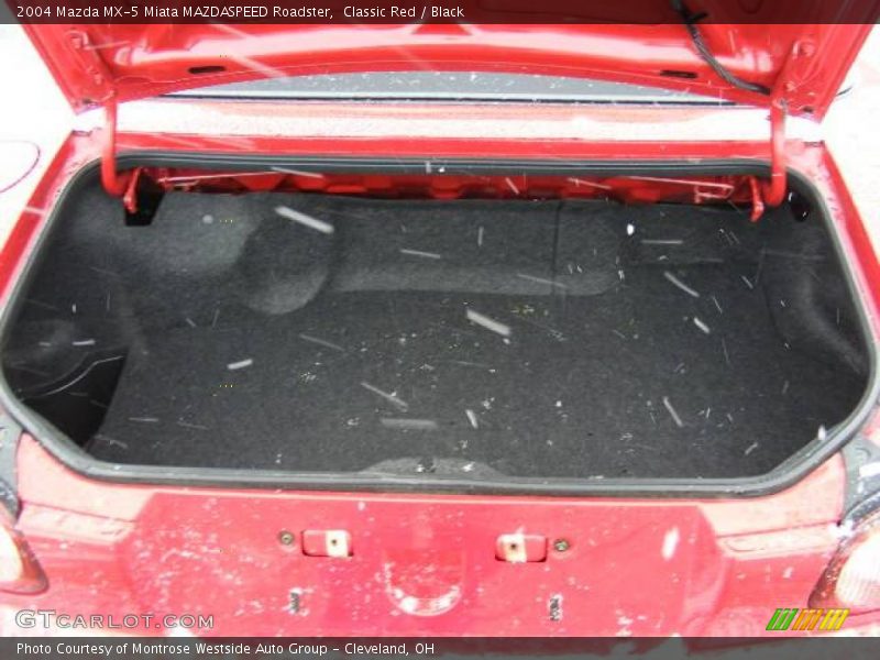 Classic Red / Black 2004 Mazda MX-5 Miata MAZDASPEED Roadster
