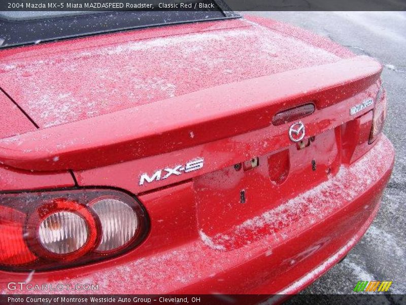 Classic Red / Black 2004 Mazda MX-5 Miata MAZDASPEED Roadster