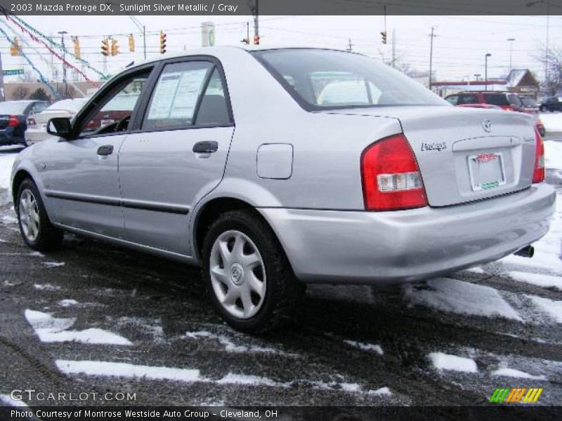 Sunlight Silver Metallic / Gray 2003 Mazda Protege DX