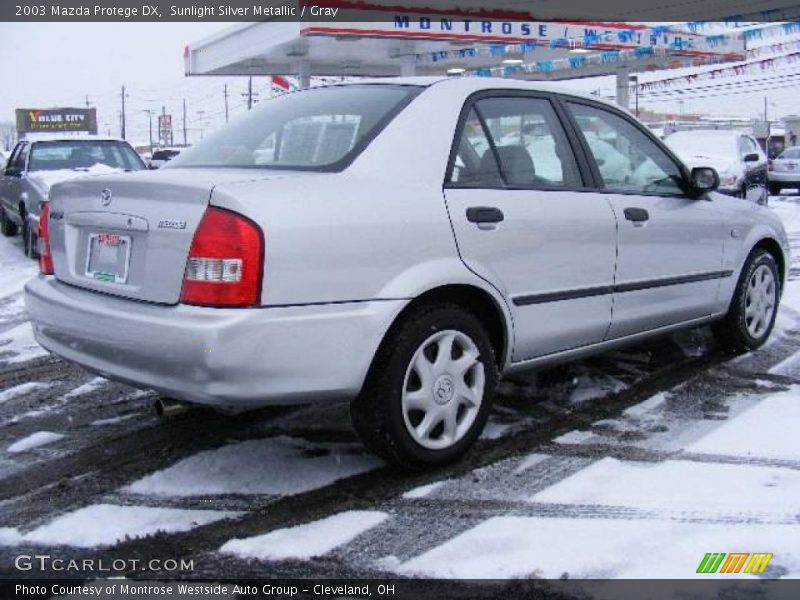 Sunlight Silver Metallic / Gray 2003 Mazda Protege DX