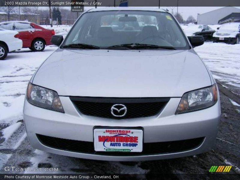 Sunlight Silver Metallic / Gray 2003 Mazda Protege DX