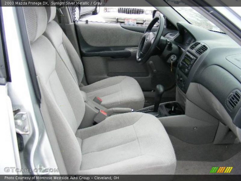 Sunlight Silver Metallic / Gray 2003 Mazda Protege DX