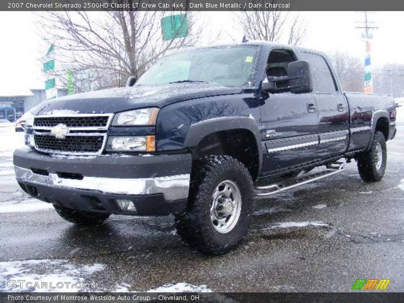 Dark Blue Metallic / Dark Charcoal 2007 Chevrolet Silverado 2500HD Classic LT Crew Cab 4x4