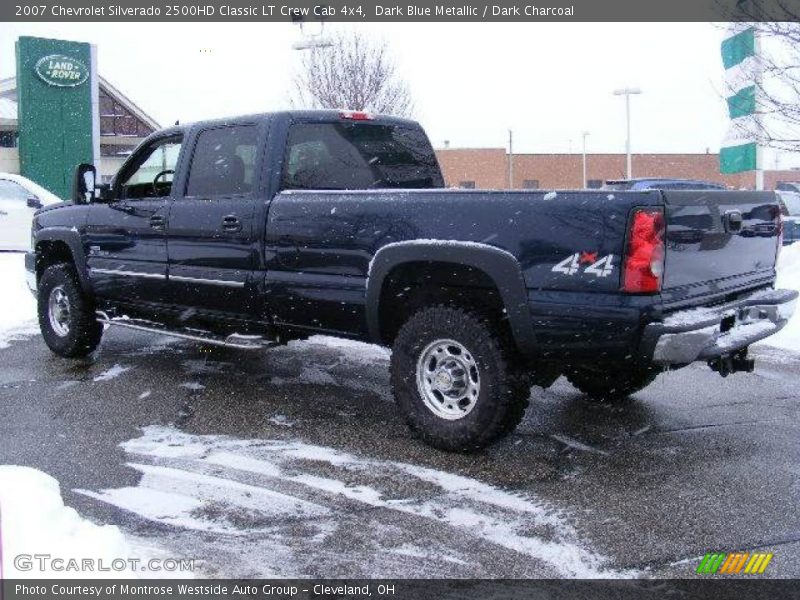 Dark Blue Metallic / Dark Charcoal 2007 Chevrolet Silverado 2500HD Classic LT Crew Cab 4x4