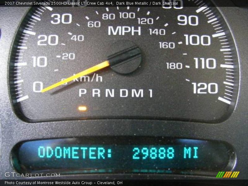 Dark Blue Metallic / Dark Charcoal 2007 Chevrolet Silverado 2500HD Classic LT Crew Cab 4x4