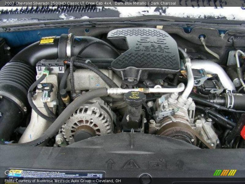 Dark Blue Metallic / Dark Charcoal 2007 Chevrolet Silverado 2500HD Classic LT Crew Cab 4x4