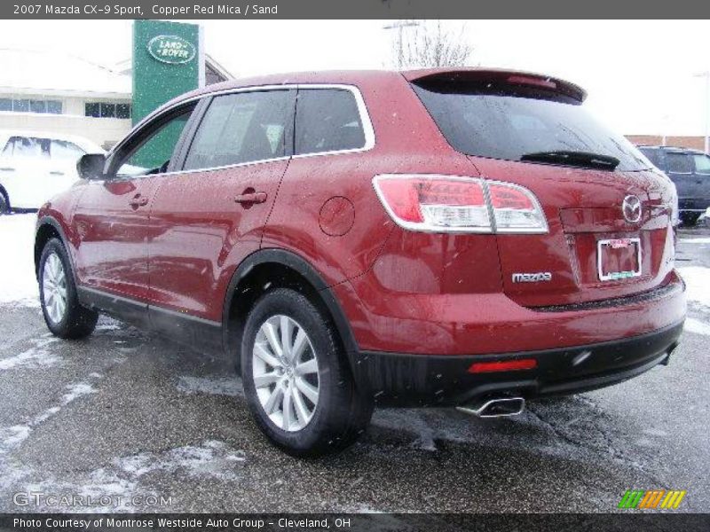 Copper Red Mica / Sand 2007 Mazda CX-9 Sport