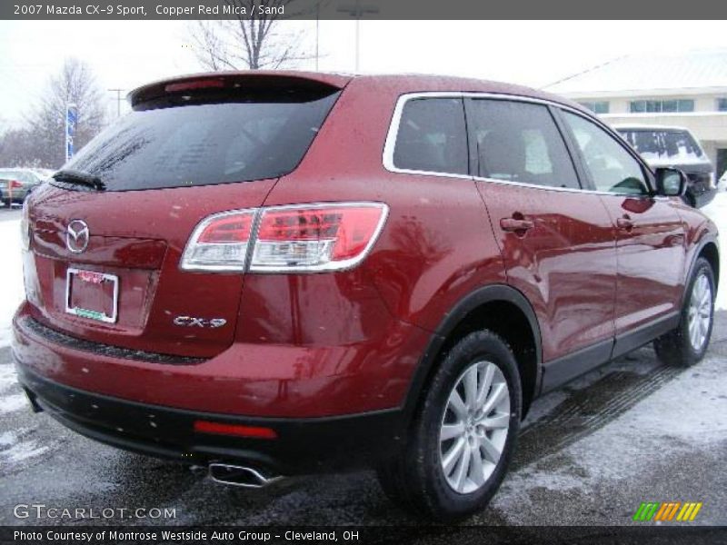 Copper Red Mica / Sand 2007 Mazda CX-9 Sport