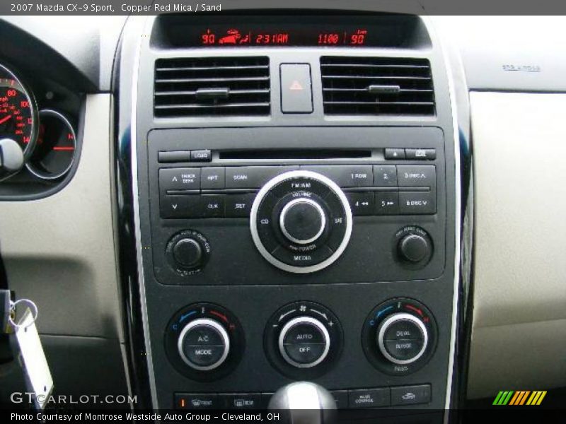 Copper Red Mica / Sand 2007 Mazda CX-9 Sport
