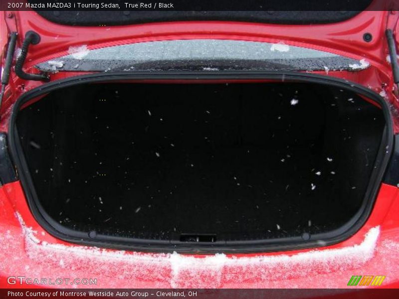 True Red / Black 2007 Mazda MAZDA3 i Touring Sedan