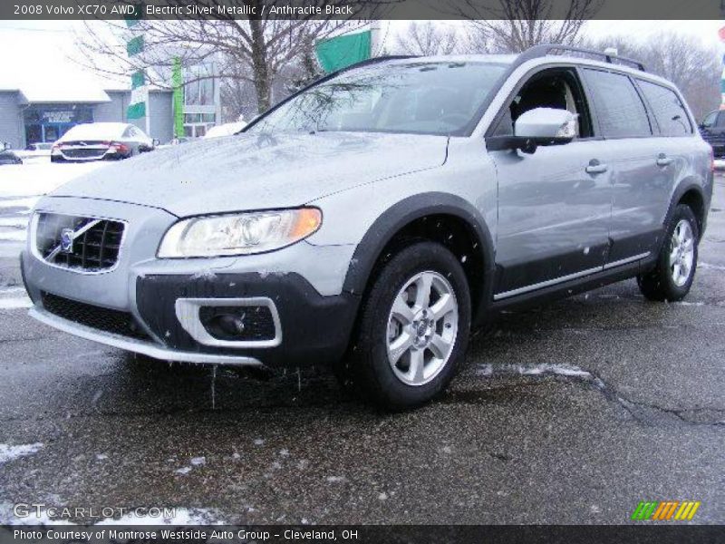 Electric Silver Metallic / Anthracite Black 2008 Volvo XC70 AWD