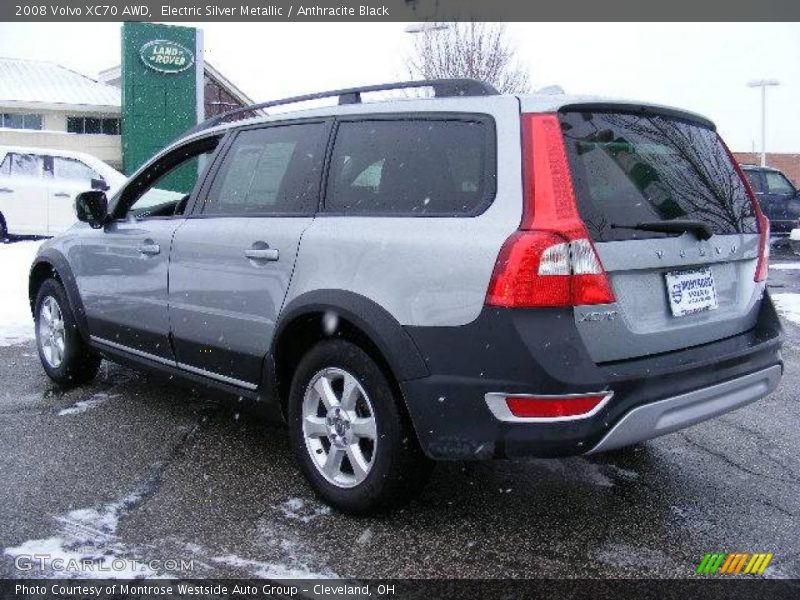 Electric Silver Metallic / Anthracite Black 2008 Volvo XC70 AWD