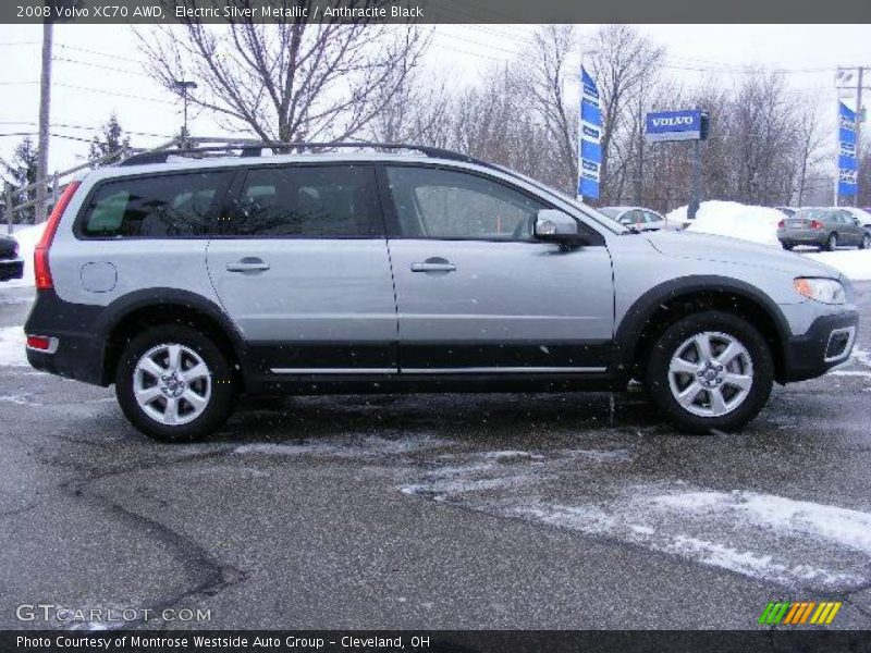 Electric Silver Metallic / Anthracite Black 2008 Volvo XC70 AWD