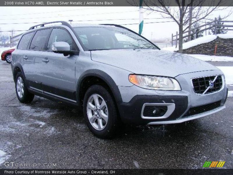 Electric Silver Metallic / Anthracite Black 2008 Volvo XC70 AWD