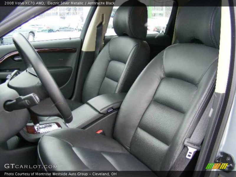 Electric Silver Metallic / Anthracite Black 2008 Volvo XC70 AWD