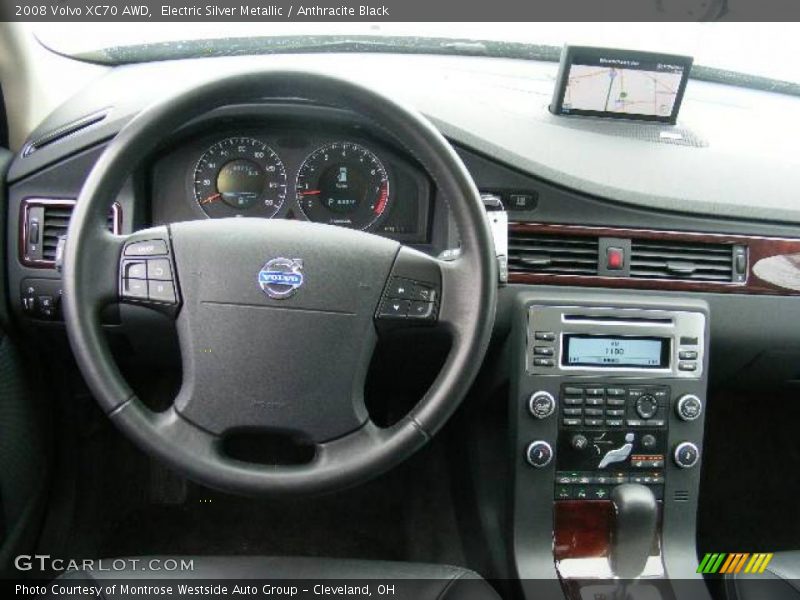 Electric Silver Metallic / Anthracite Black 2008 Volvo XC70 AWD