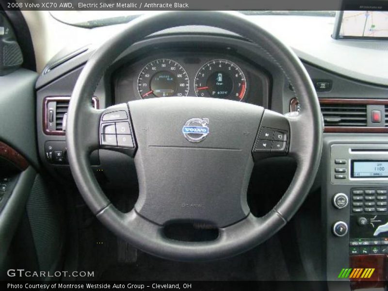 Electric Silver Metallic / Anthracite Black 2008 Volvo XC70 AWD