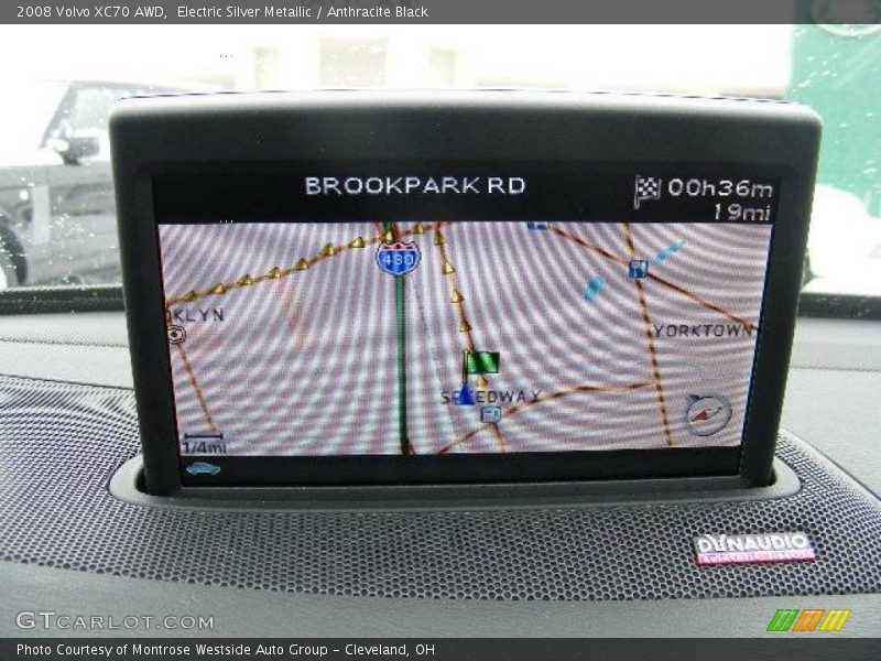 Electric Silver Metallic / Anthracite Black 2008 Volvo XC70 AWD