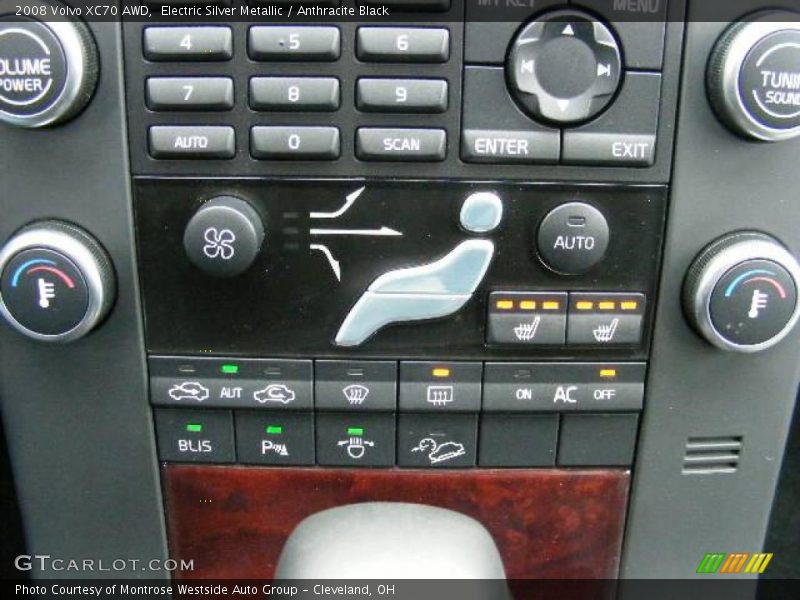 Electric Silver Metallic / Anthracite Black 2008 Volvo XC70 AWD