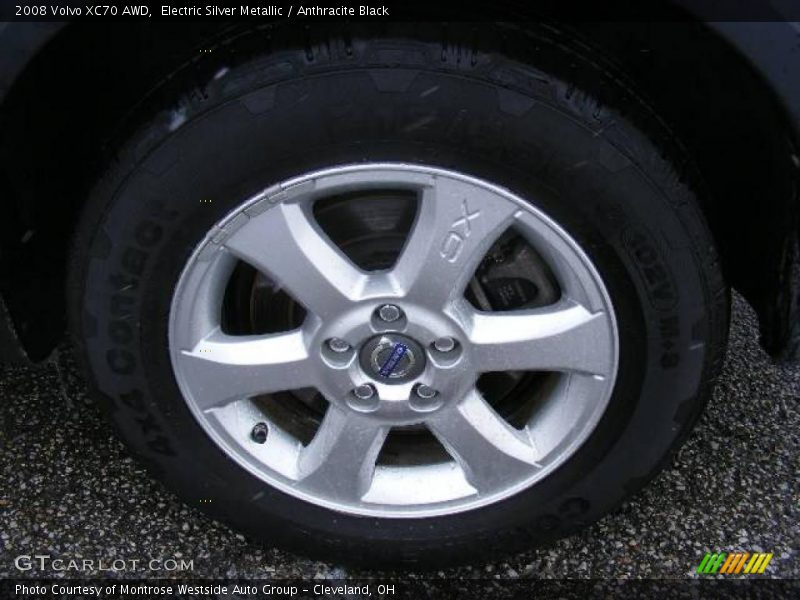 Electric Silver Metallic / Anthracite Black 2008 Volvo XC70 AWD