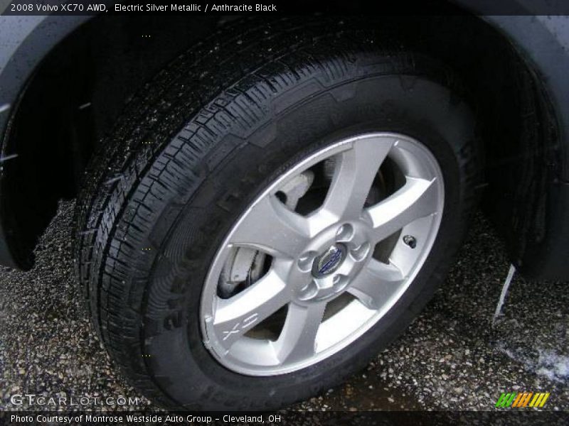 Electric Silver Metallic / Anthracite Black 2008 Volvo XC70 AWD
