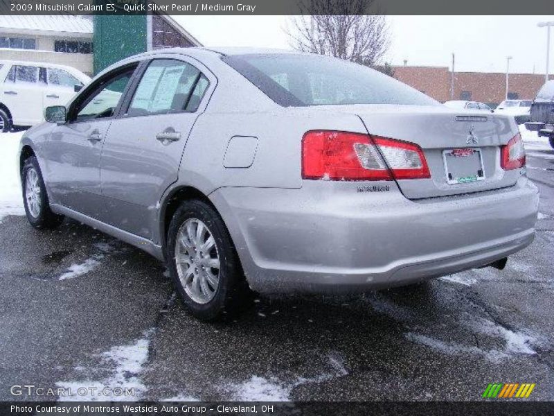 Quick Silver Pearl / Medium Gray 2009 Mitsubishi Galant ES