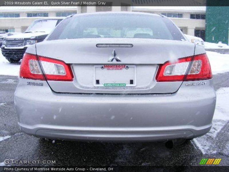 Quick Silver Pearl / Medium Gray 2009 Mitsubishi Galant ES