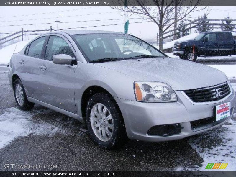 Quick Silver Pearl / Medium Gray 2009 Mitsubishi Galant ES