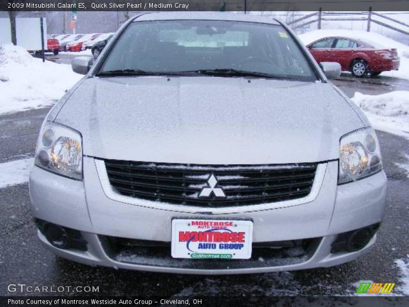 Quick Silver Pearl / Medium Gray 2009 Mitsubishi Galant ES